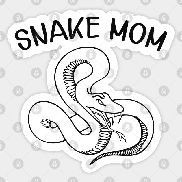 Snake Mom Sticker by KC Happy Shop